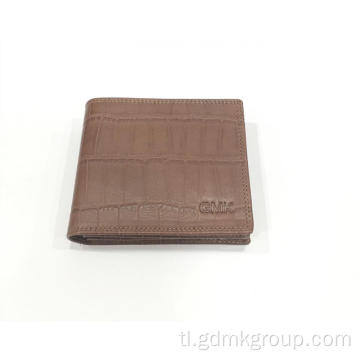 Negosyo ng Men&#39;s Short Top Layer Leather Wallet